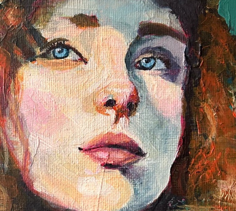 Brushwork detail