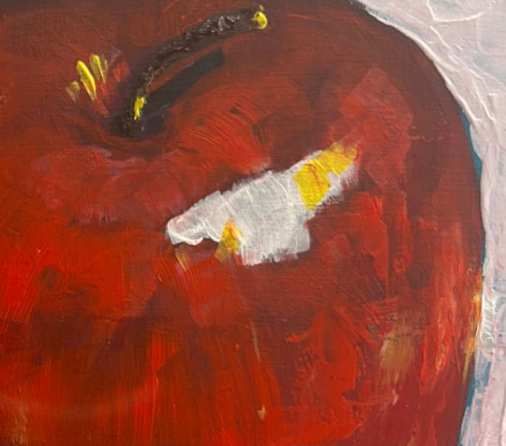 Brushwork detail