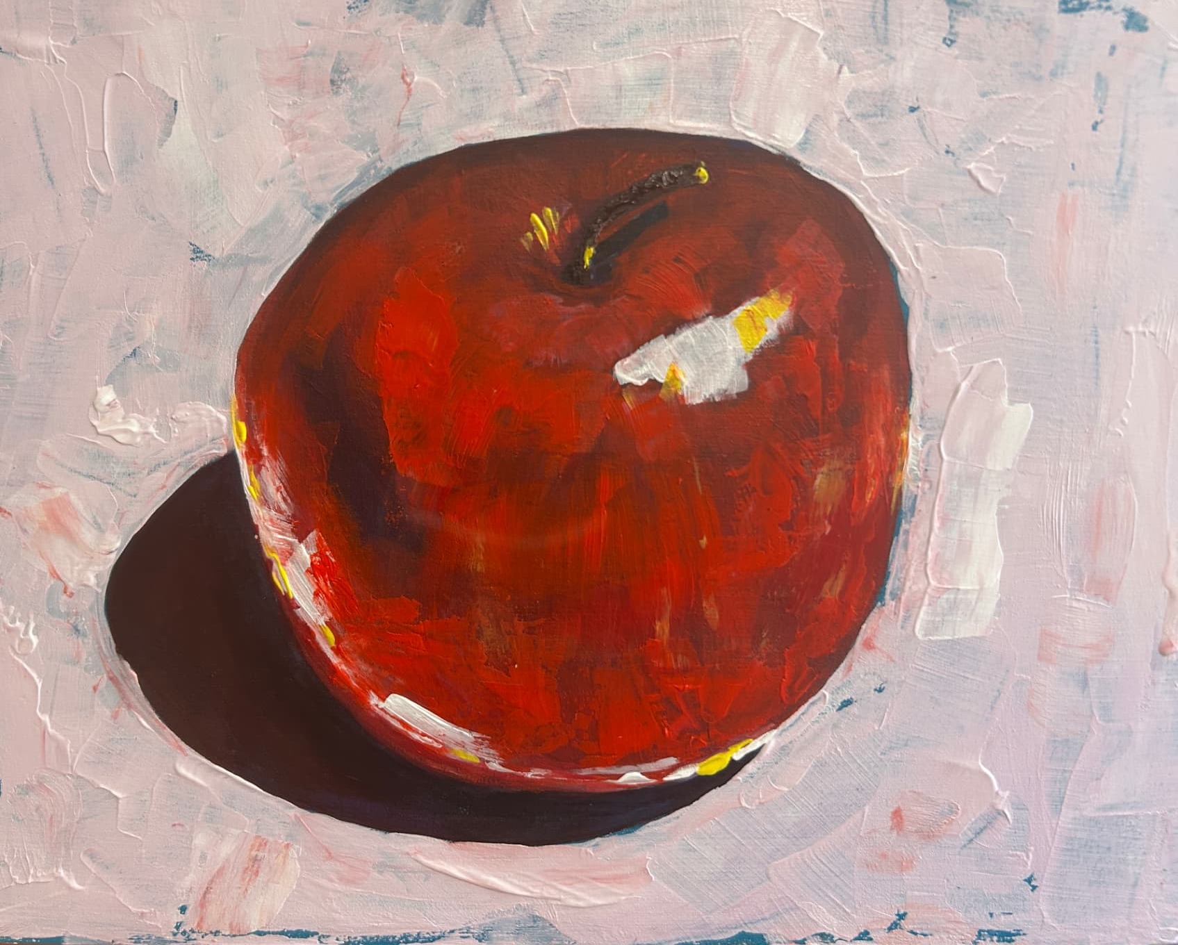 Red Apple — The original painting