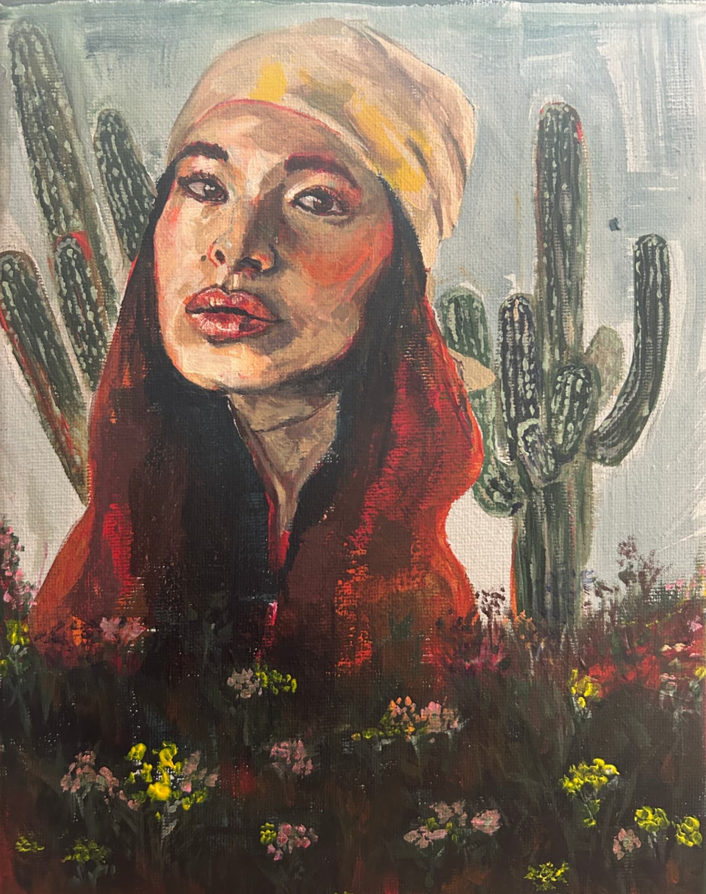 Mexican Desert — The original painting