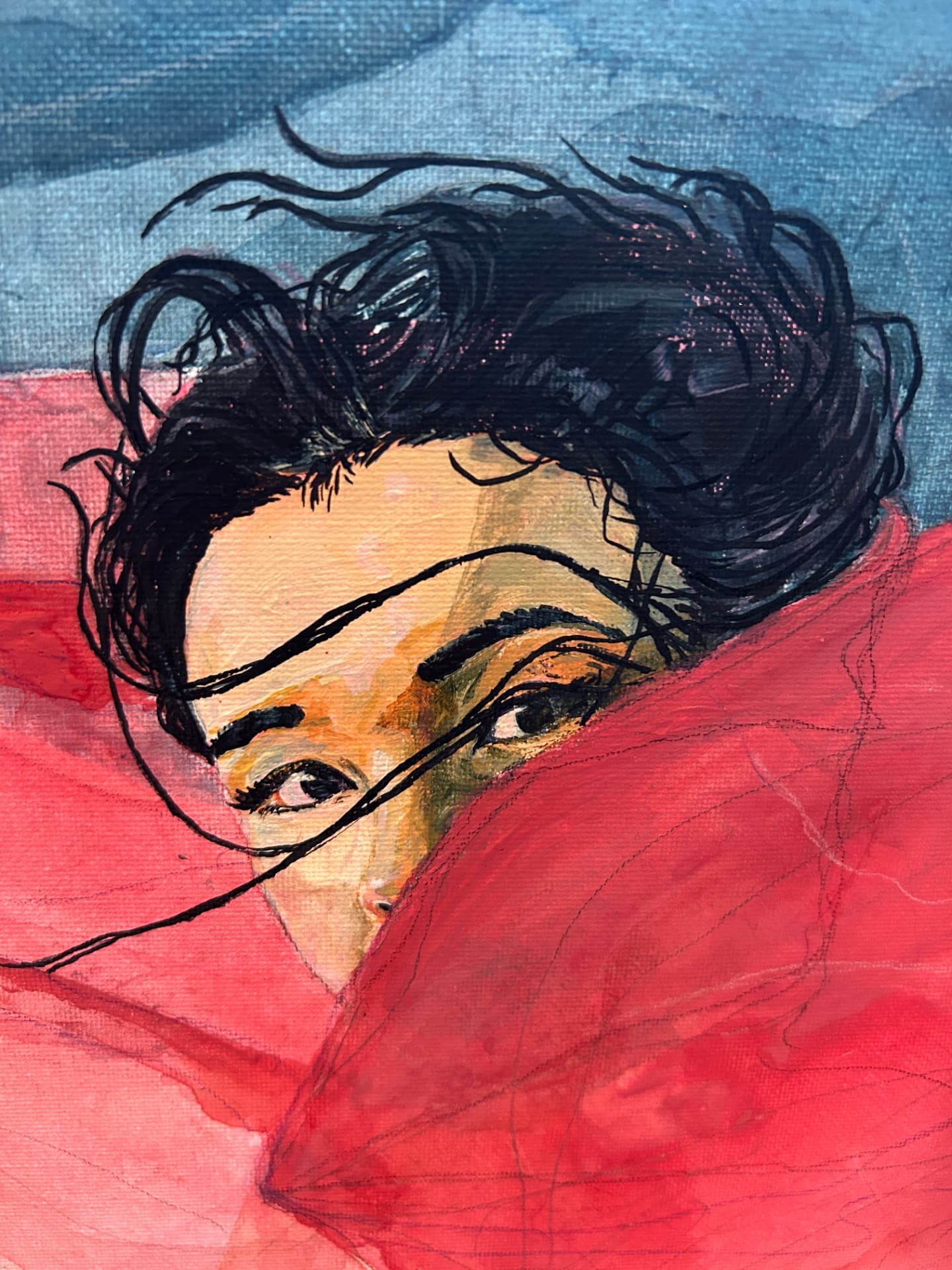 Brushwork detail
