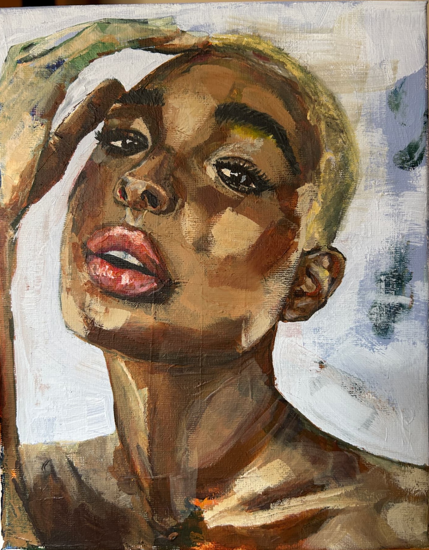 Golden Light — acrylic on canvas