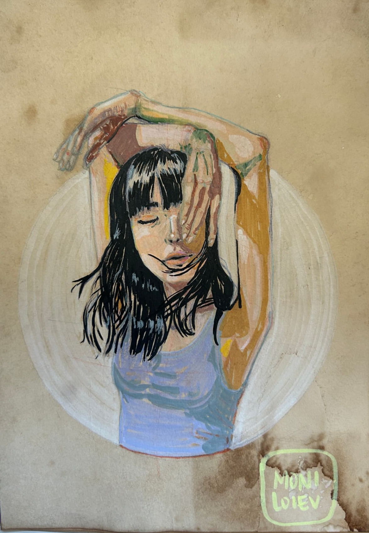 Under the Light — The original painting